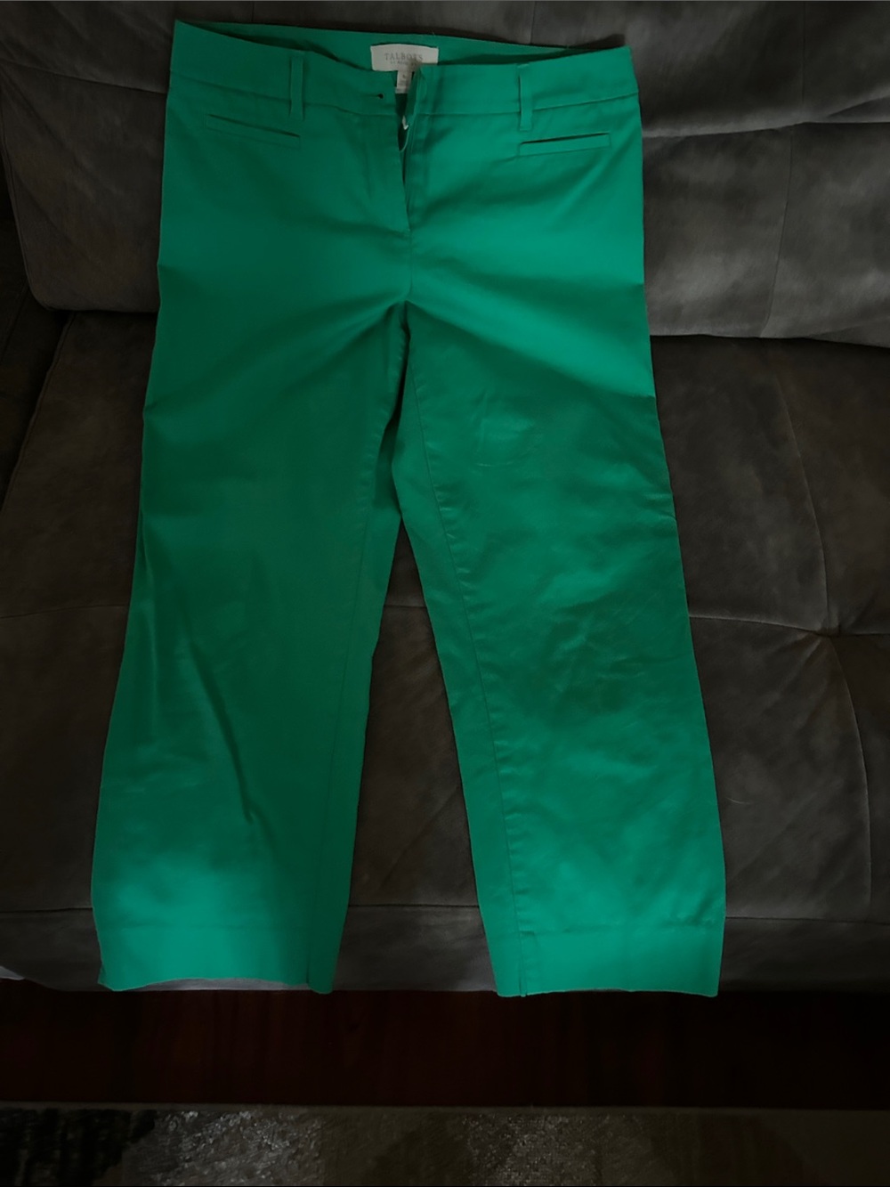 Talbots Bright Emerald Green Chinos